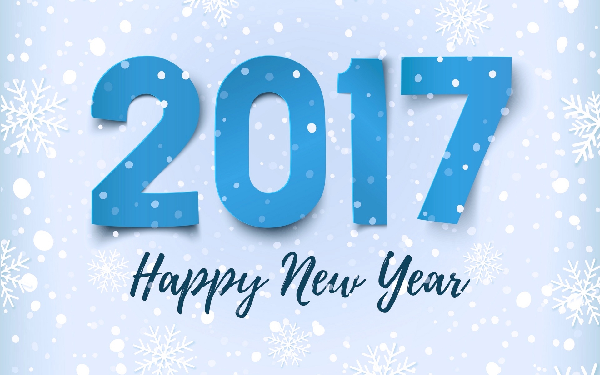 800145壁紙のダウンロードホリデー, 2017年新年, 青い, 新年, 雪-スクリーンセーバーと写真を無料で