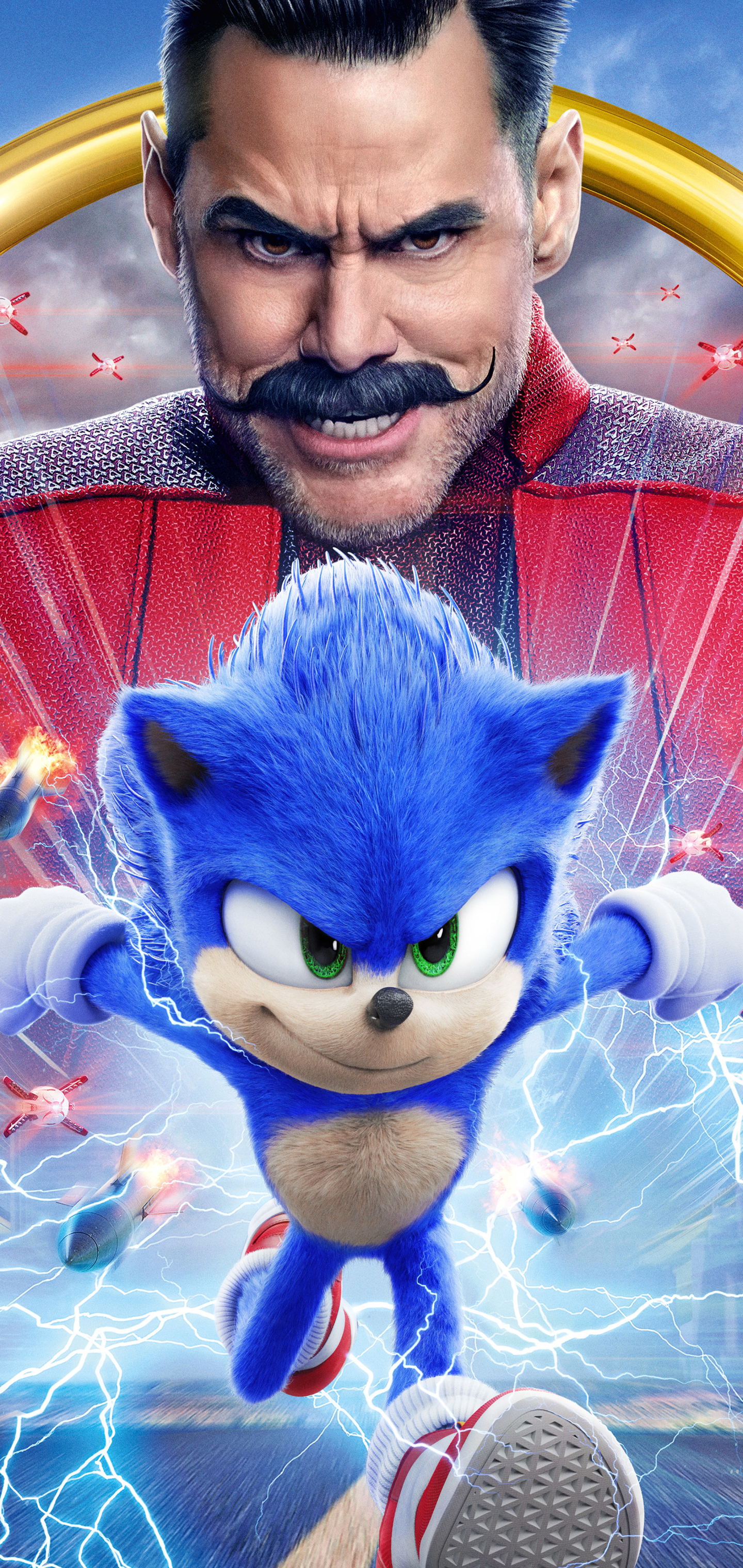 Baixe gratuitamente a imagem Filme, Jim Carrey, Sonic: O Filme, Sonic O Ouriço (Filme) na área de trabalho do seu PC