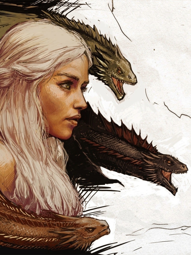 Handy-Wallpaper Fernsehserien, Game Of Thrones: Das Lied Von Eis Und Feuer, Daenerys Targaryen kostenlos herunterladen.