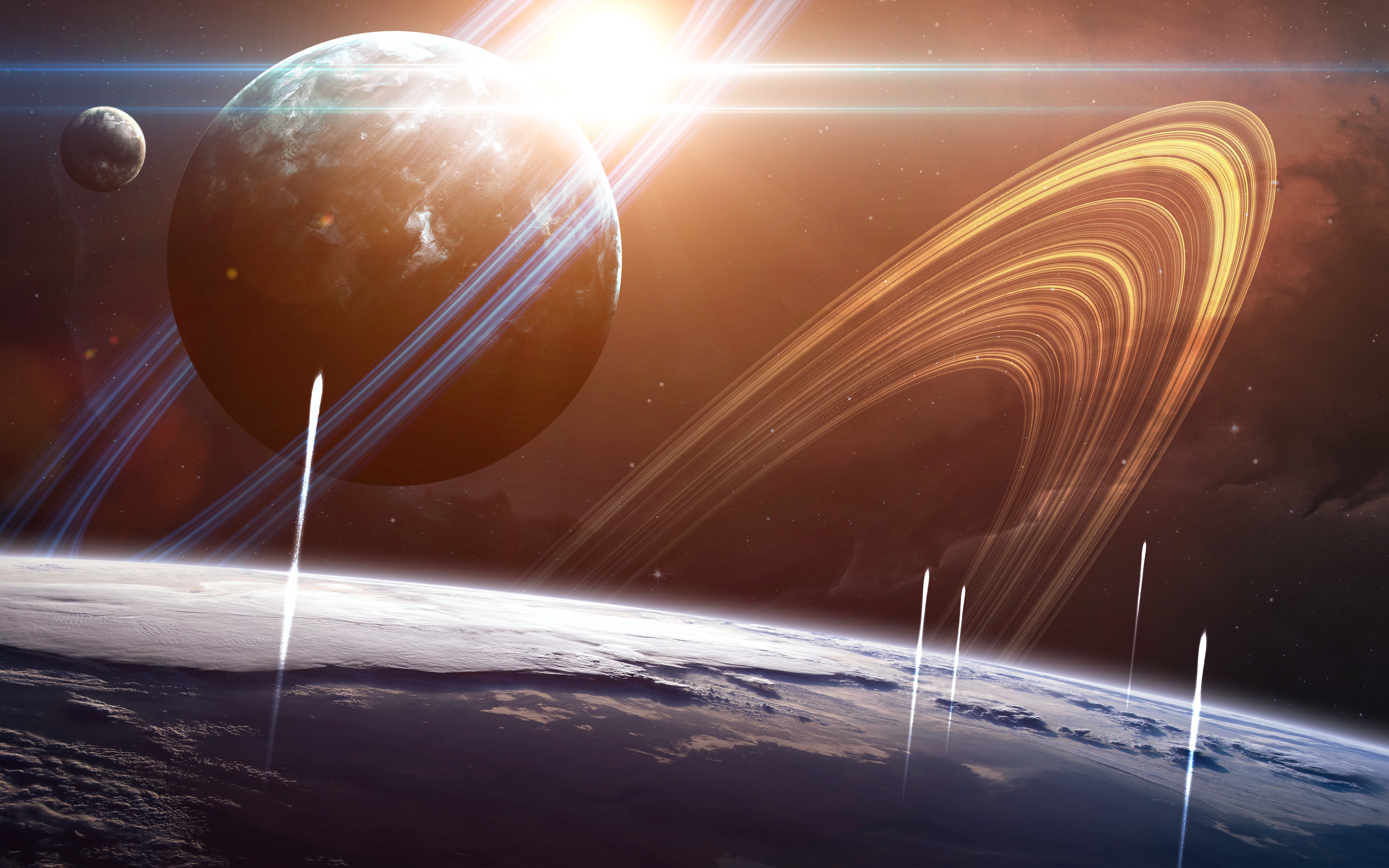 Téléchargez des papiers peints mobile Planètes, Planète, Science Fiction gratuitement.