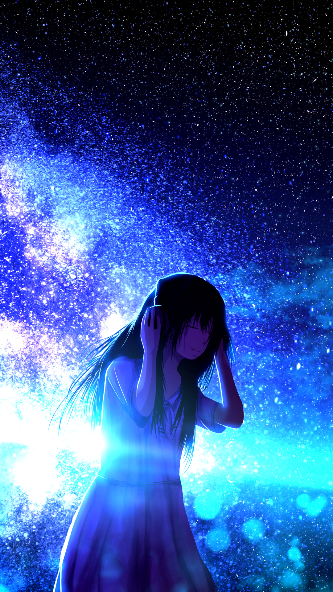 Download mobile wallpaper Anime, Sky, Original for free.