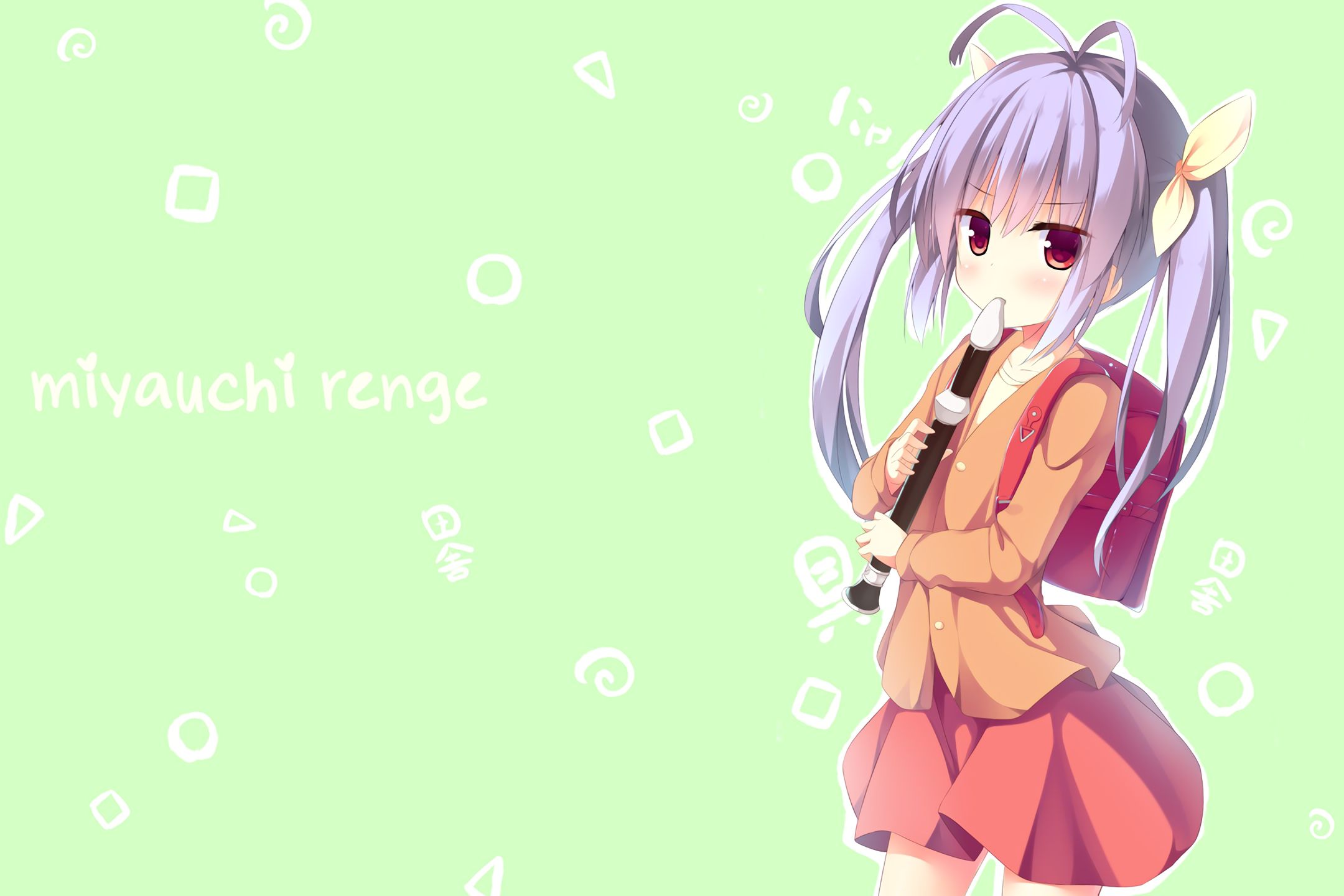 Laden Sie das Animes, Renge Miyauchi, Non Non Biyori-Bild kostenlos auf Ihren PC-Desktop herunter