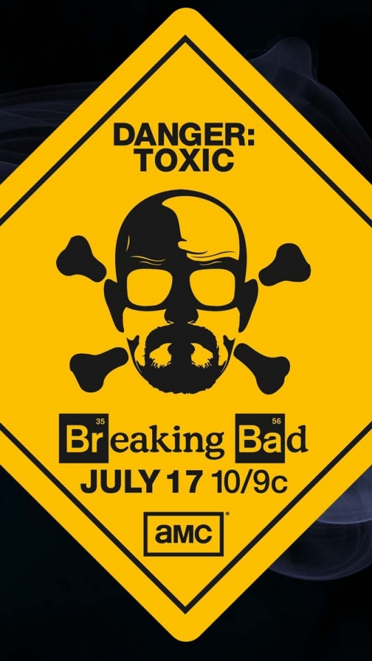 tv show, breaking bad, yellow, danger, toxic