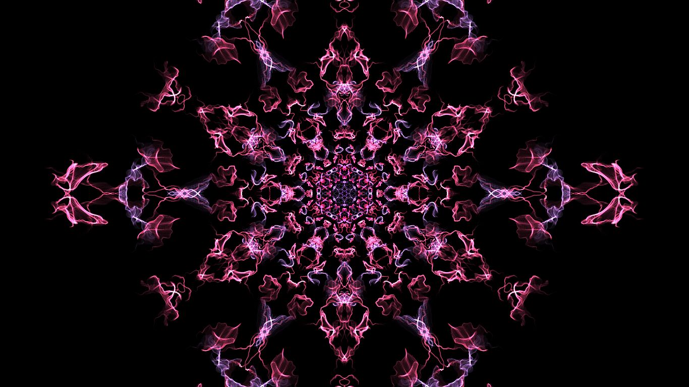 abstract, generative, pink