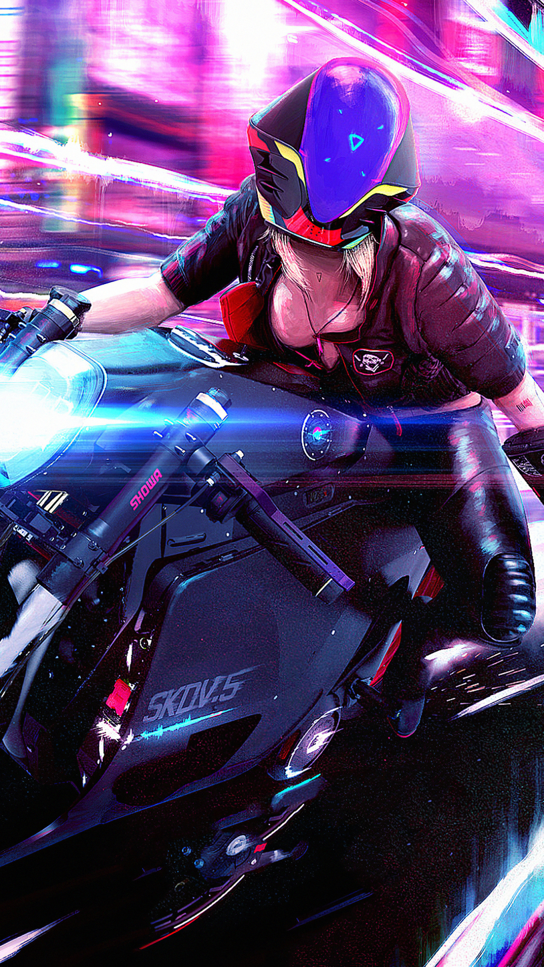 Handy-Wallpaper Cyberpunk, Science Fiction, Futuristisch kostenlos herunterladen.