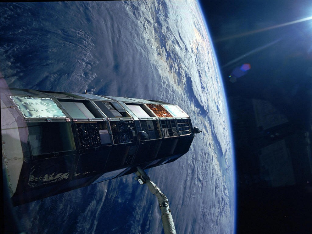 Скачать обои бесплатно Пространство, Планета, Космический Корабль, Научная Фантастика картинка на рабочий стол ПК