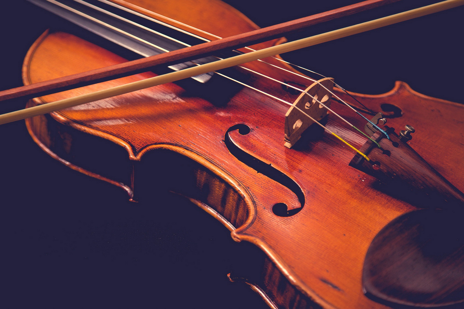 Download mobile wallpaper Music, Close Up, Violin, Instrument for free.
