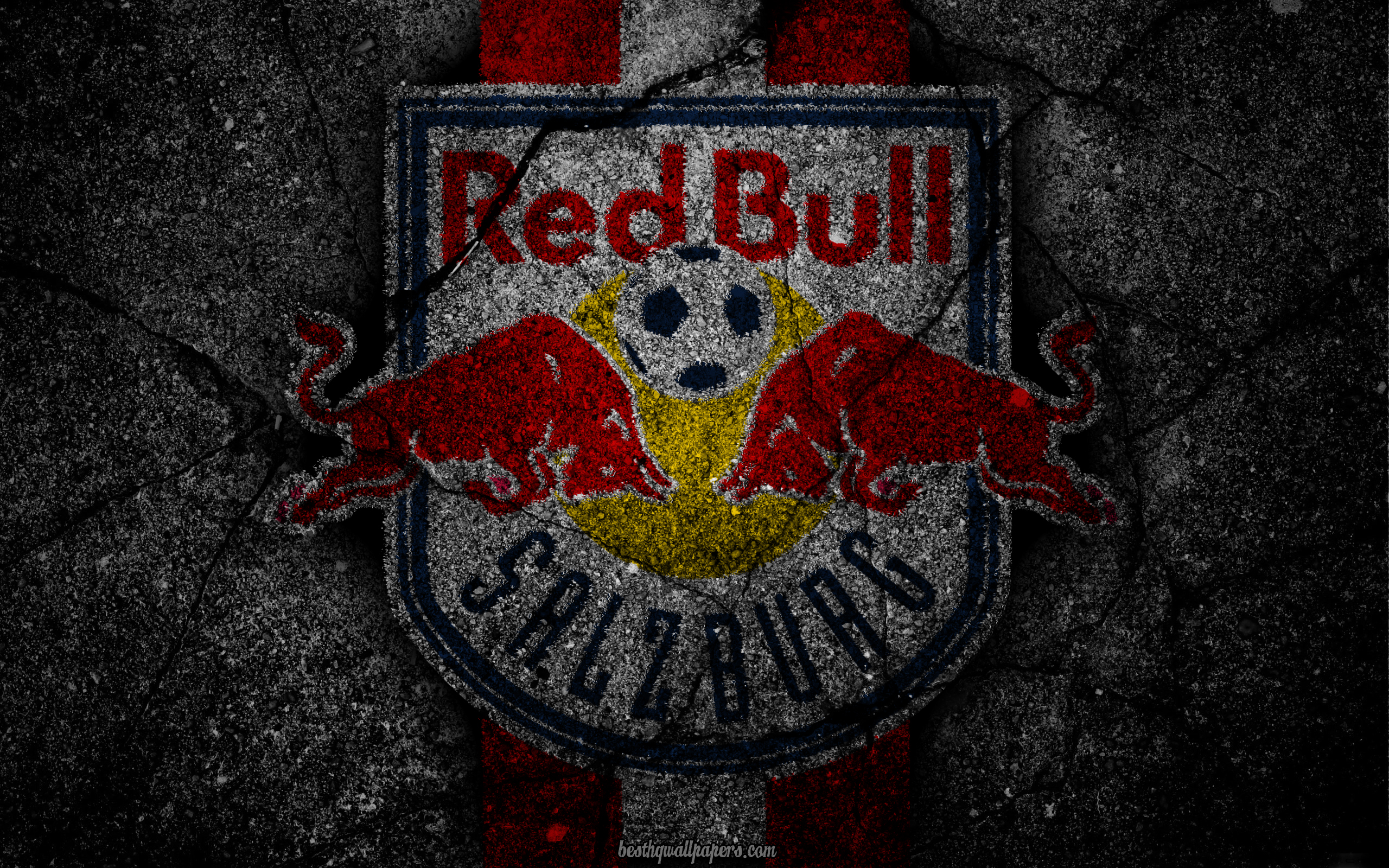 Handy-Wallpaper Sport, Fußball, Logo, Emblem, Fc Red Bull Salzburg kostenlos herunterladen.