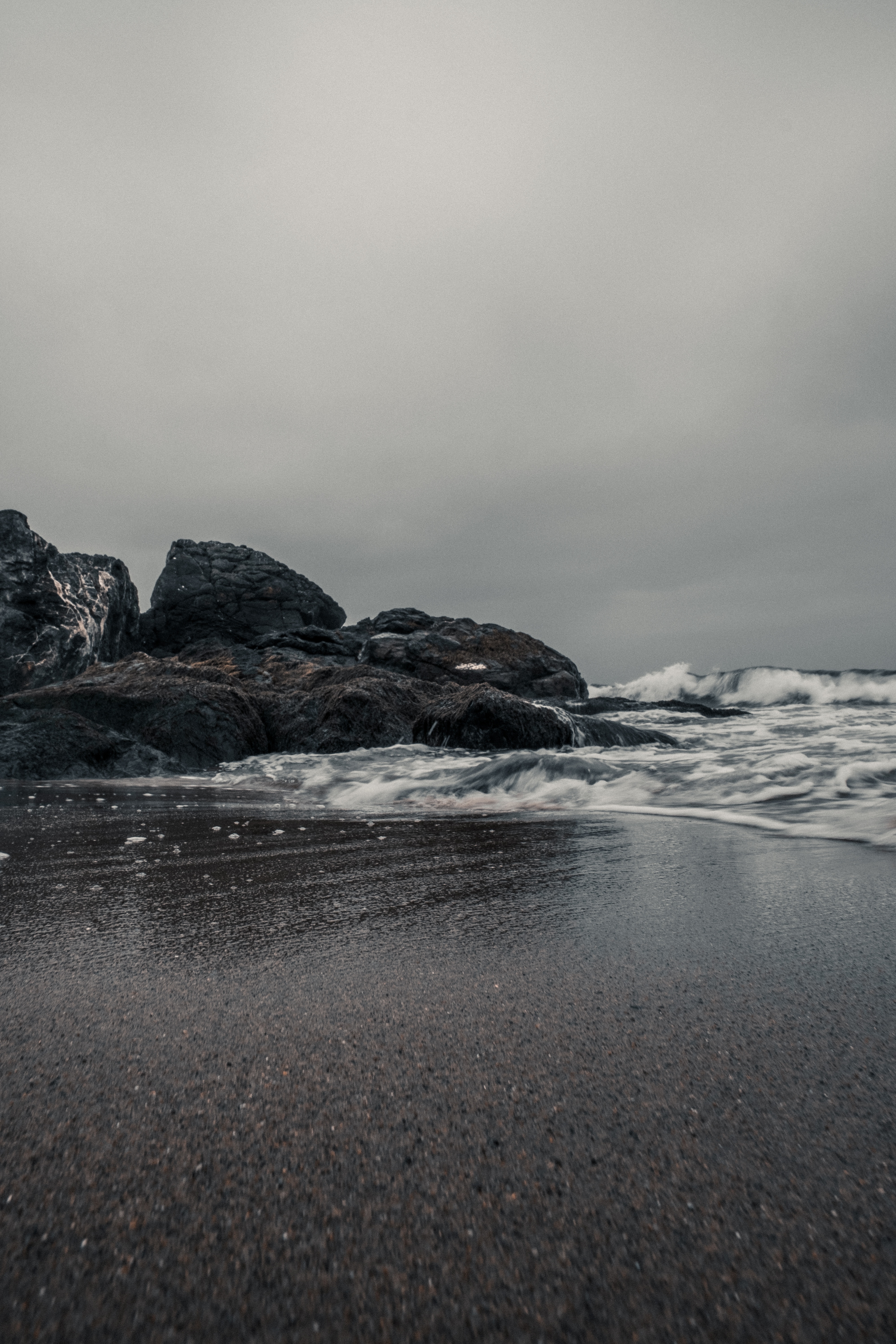 Laden Sie das Natur, Sand, Stones, Sea, Waves, Strand-Bild kostenlos auf Ihren PC-Desktop herunter