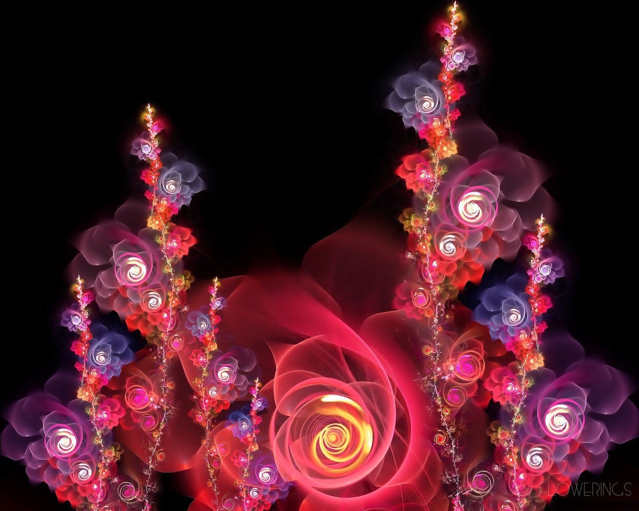 Download mobile wallpaper Flower, Artistic for free.