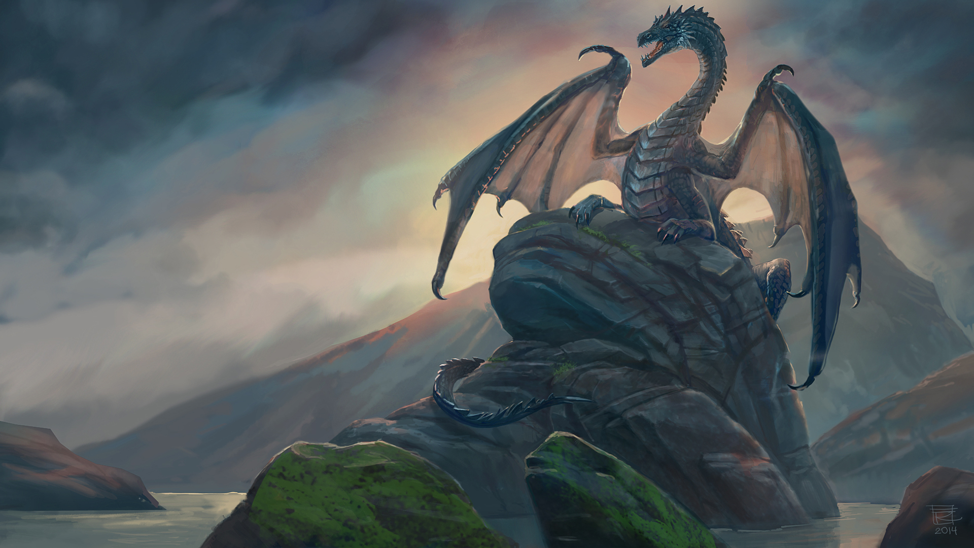 Download mobile wallpaper Fantasy, Dragon for free.