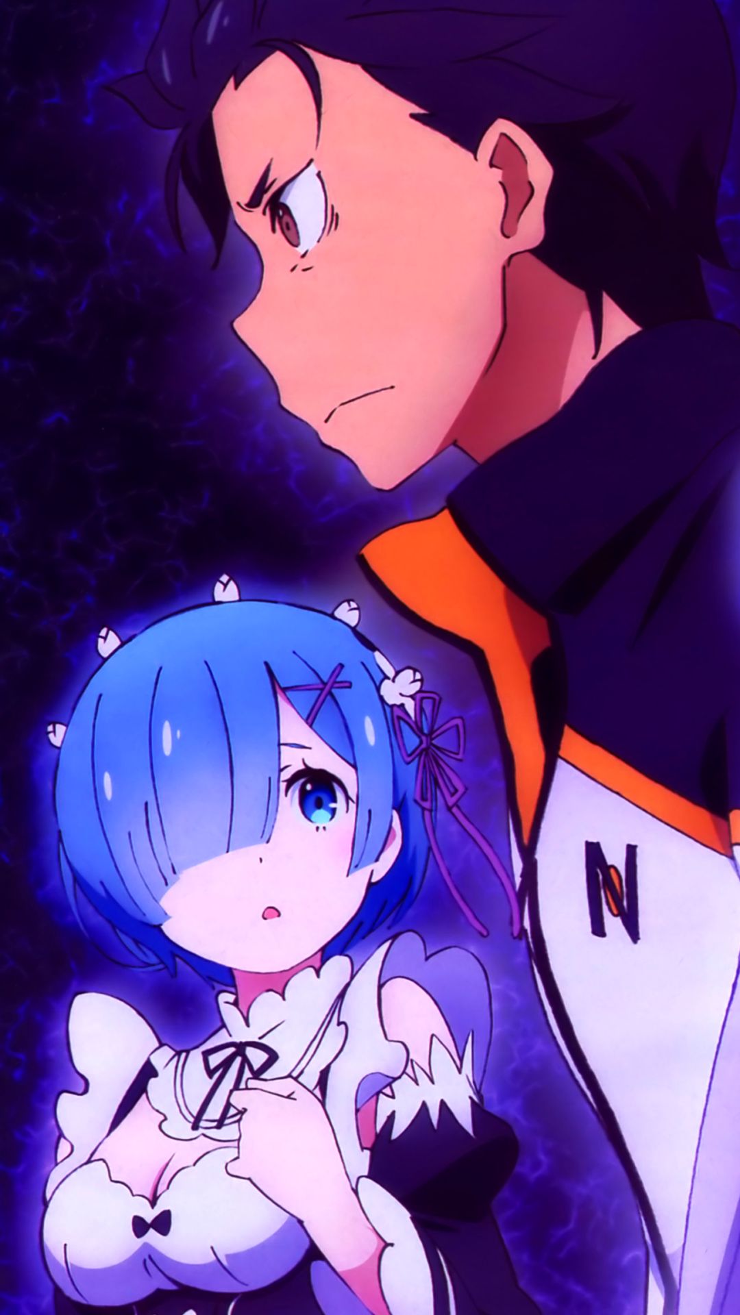 Download mobile wallpaper Anime, Emilia (Re:zero), Re:zero Starting Life In Another World, Subaru Natsuki, Rem (Re:zero) for free.