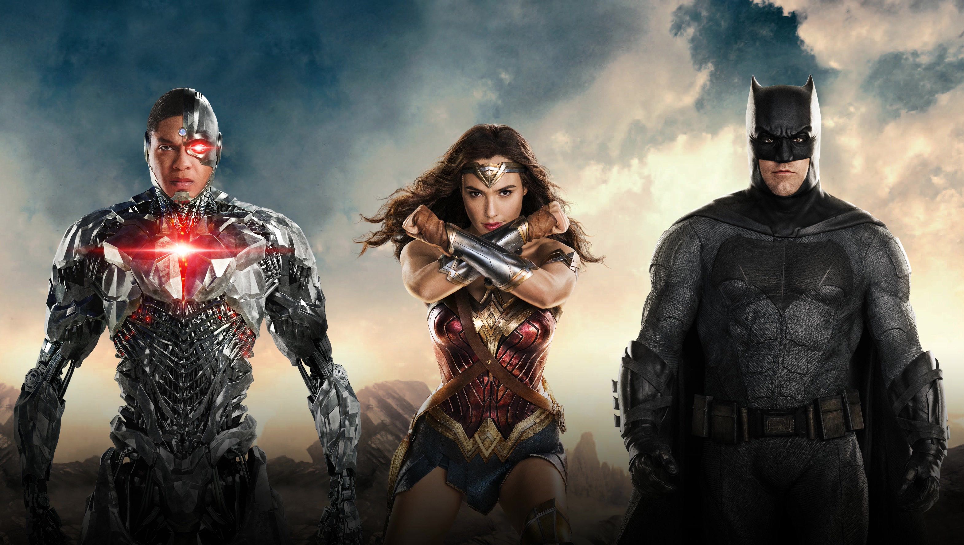 Free download wallpaper Batman, Movie, Wonder Woman, Cyborg (Dc Comics), Gal Gadot, Justice League on your PC desktop