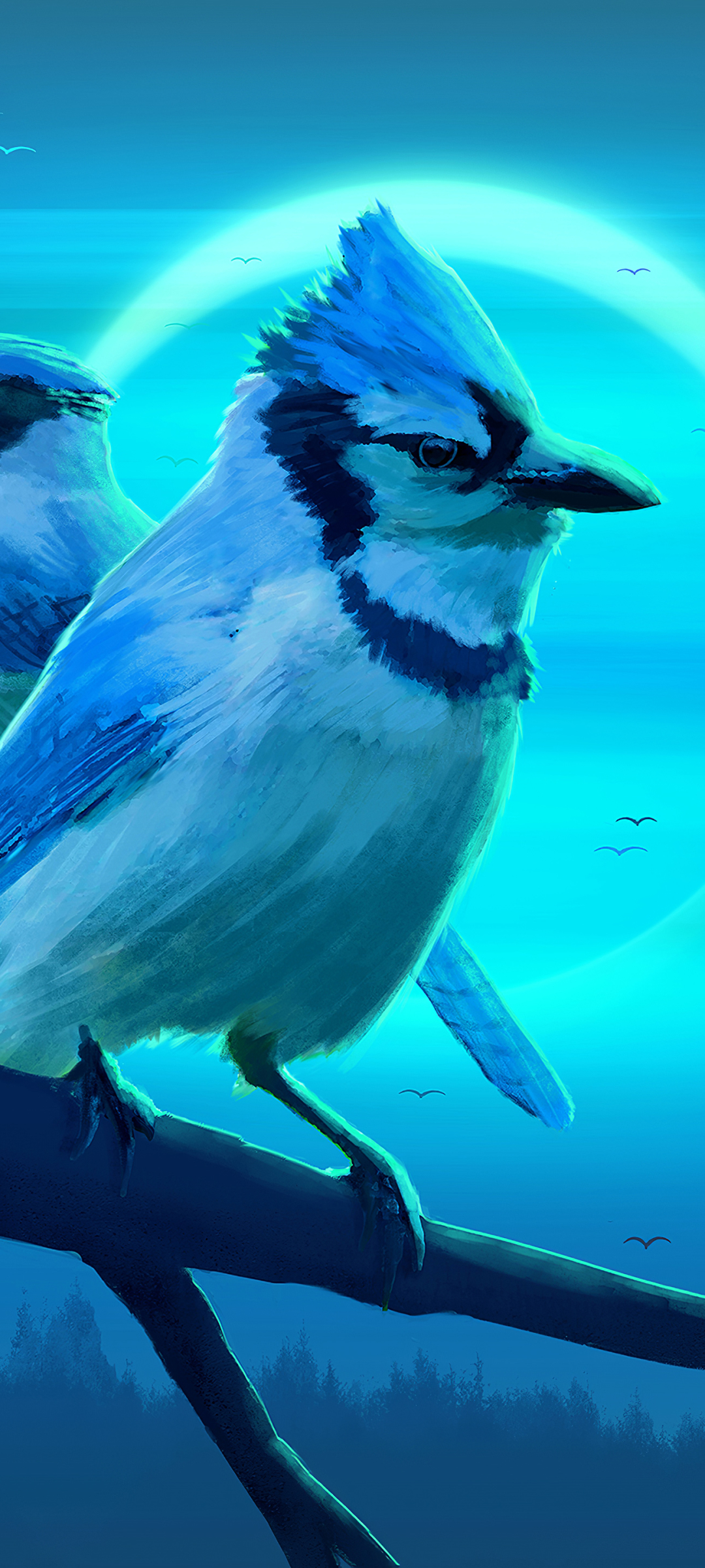 Download mobile wallpaper Birds, Bird, Animal, Blue Jay for free.