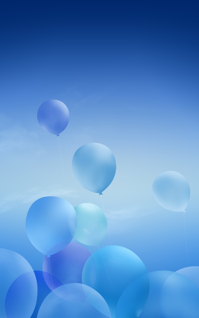 blue, balloons, background HD wallpaper