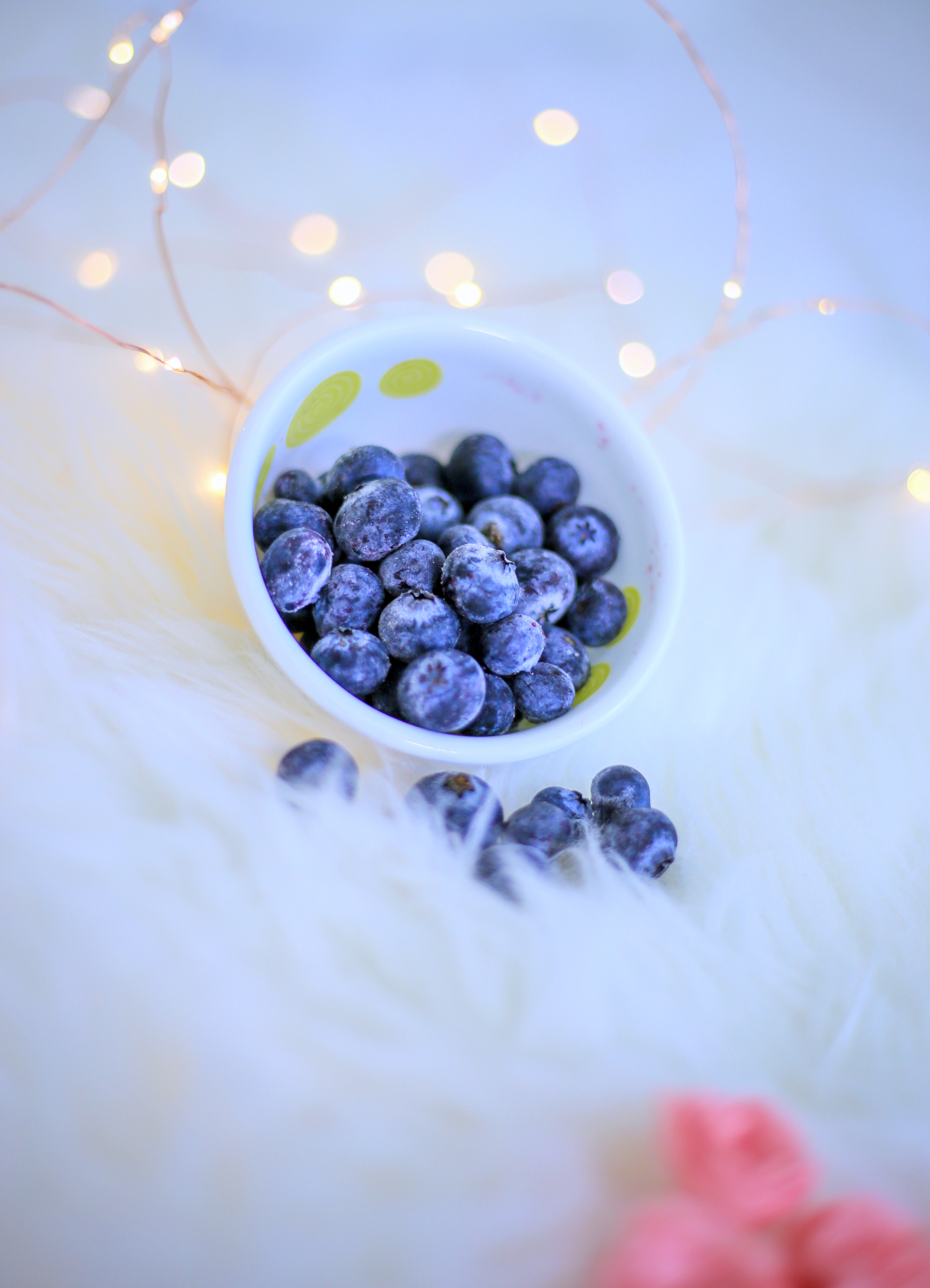 Free download wallpaper Food, Blueberry, Berries, Bowl, Garland on your PC desktop