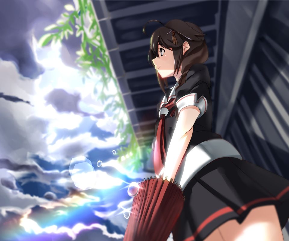 Descarga gratis la imagen Animado, Colección Kantai, Shigure (Kancolle) en el escritorio de tu PC