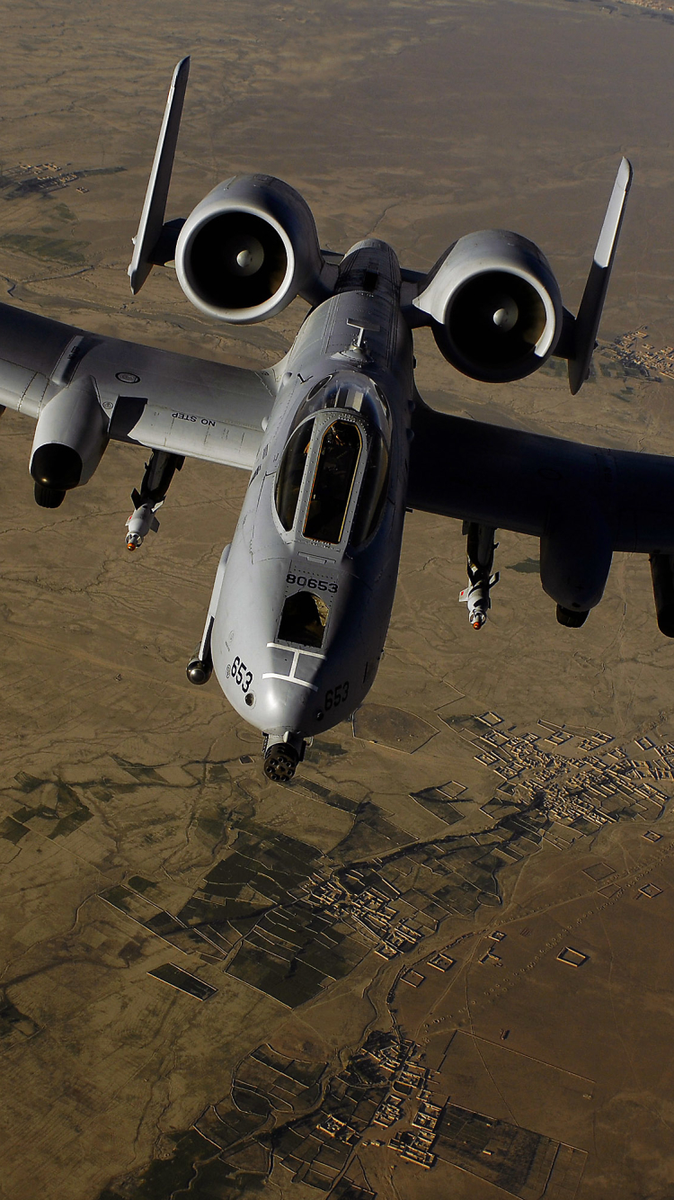 Download mobile wallpaper Military, Fairchild Republic A 10 Thunderbolt Ii, Jet Fighters for free.