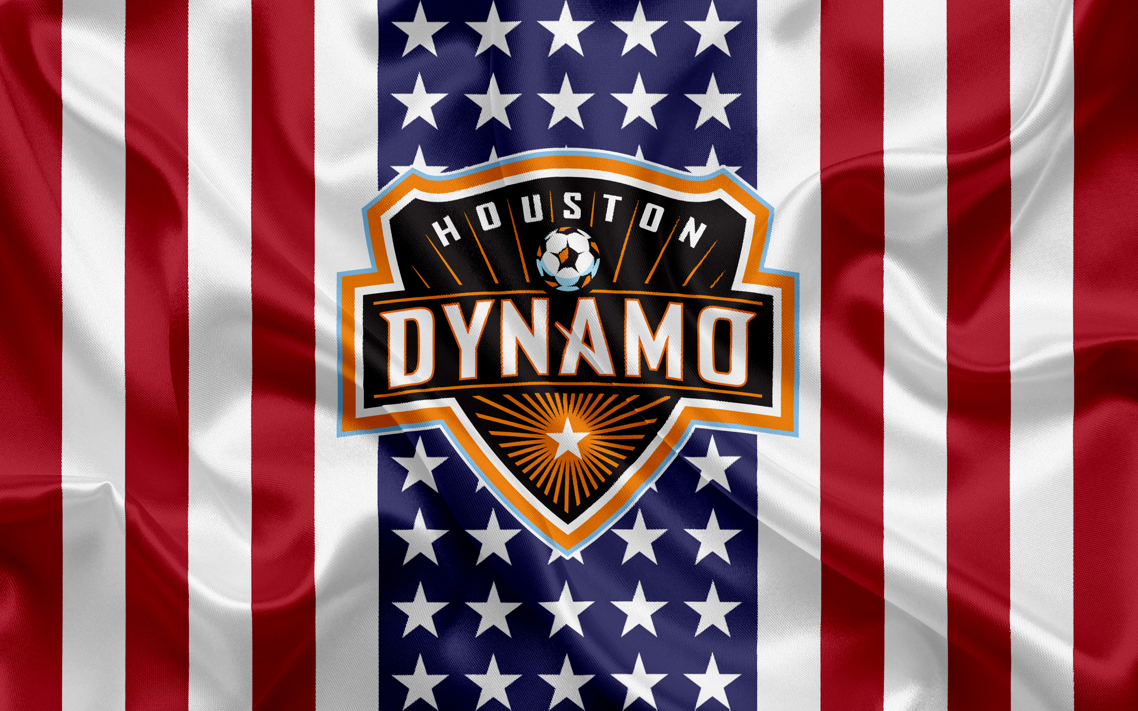 Téléchargez des papiers peints mobile Logo, Des Sports, Emblème, Football, Mls, Houston Dynamo Fc gratuitement.