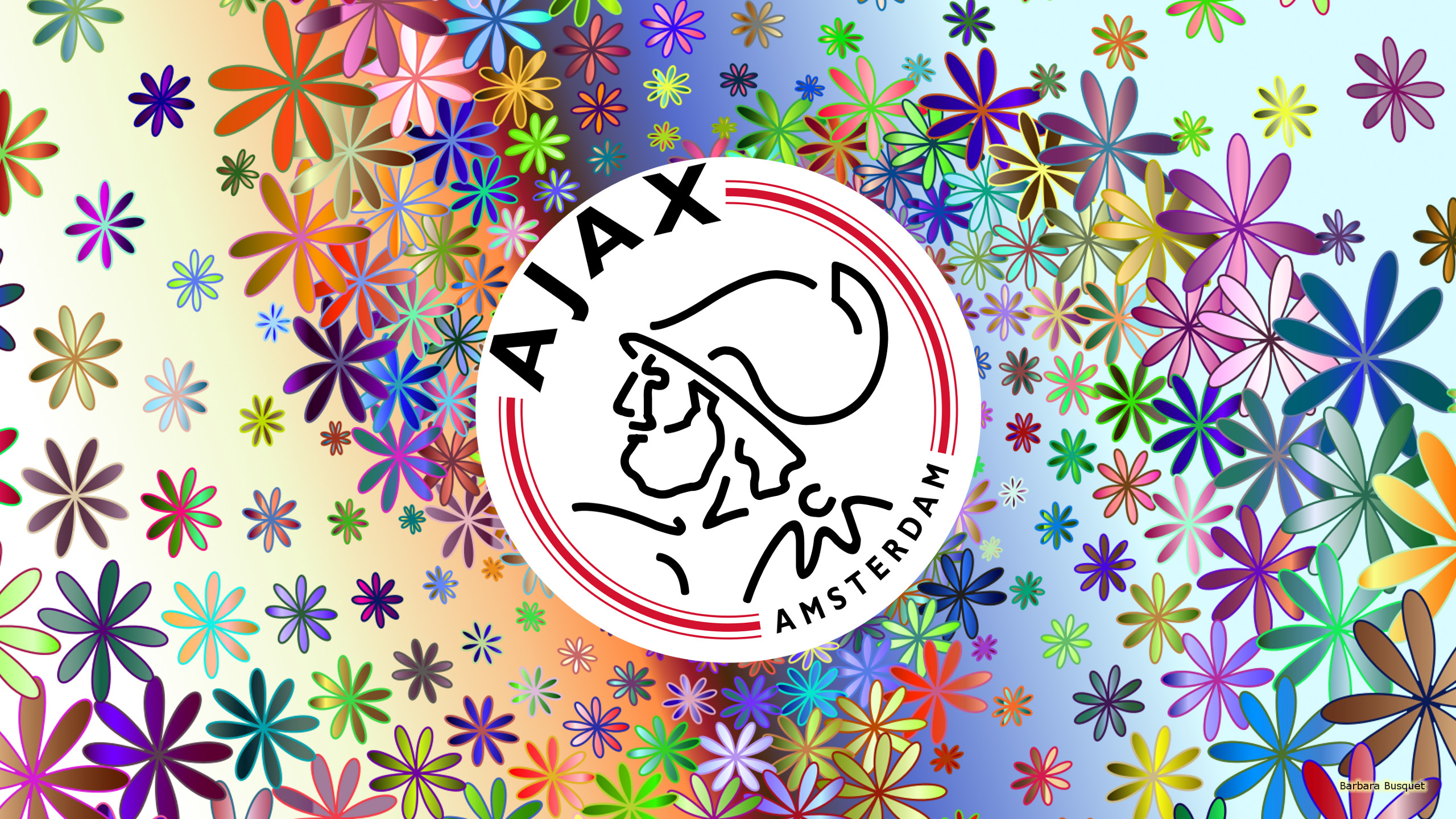Handy-Wallpaper Sport, Fußball, Logo, Emblem, Ajax Amsterdam kostenlos herunterladen.