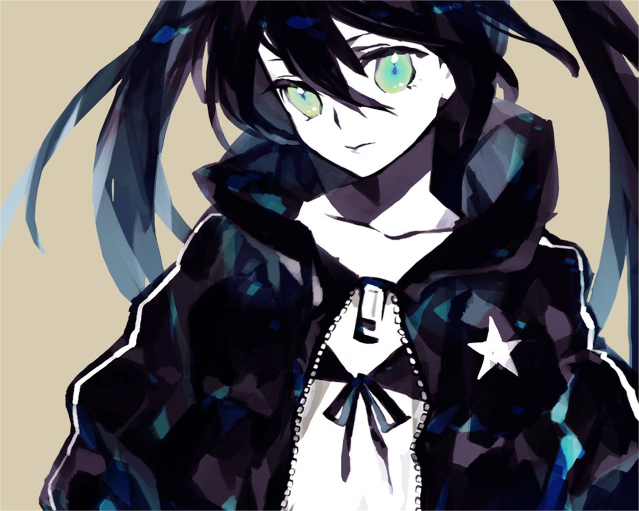 Free download wallpaper Anime, Black Rock Shooter on your PC desktop