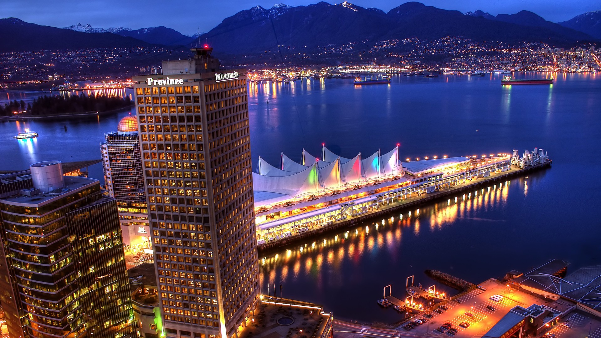 Скачать картинку Ванкувер, Города, Канада, Сделано Человеком, Город в телефон бесплатно.