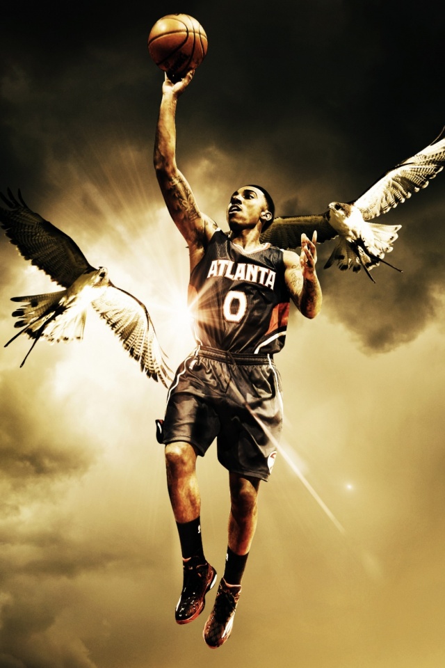 Download mobile wallpaper Sports, Basketball, Bird, Ball for free.