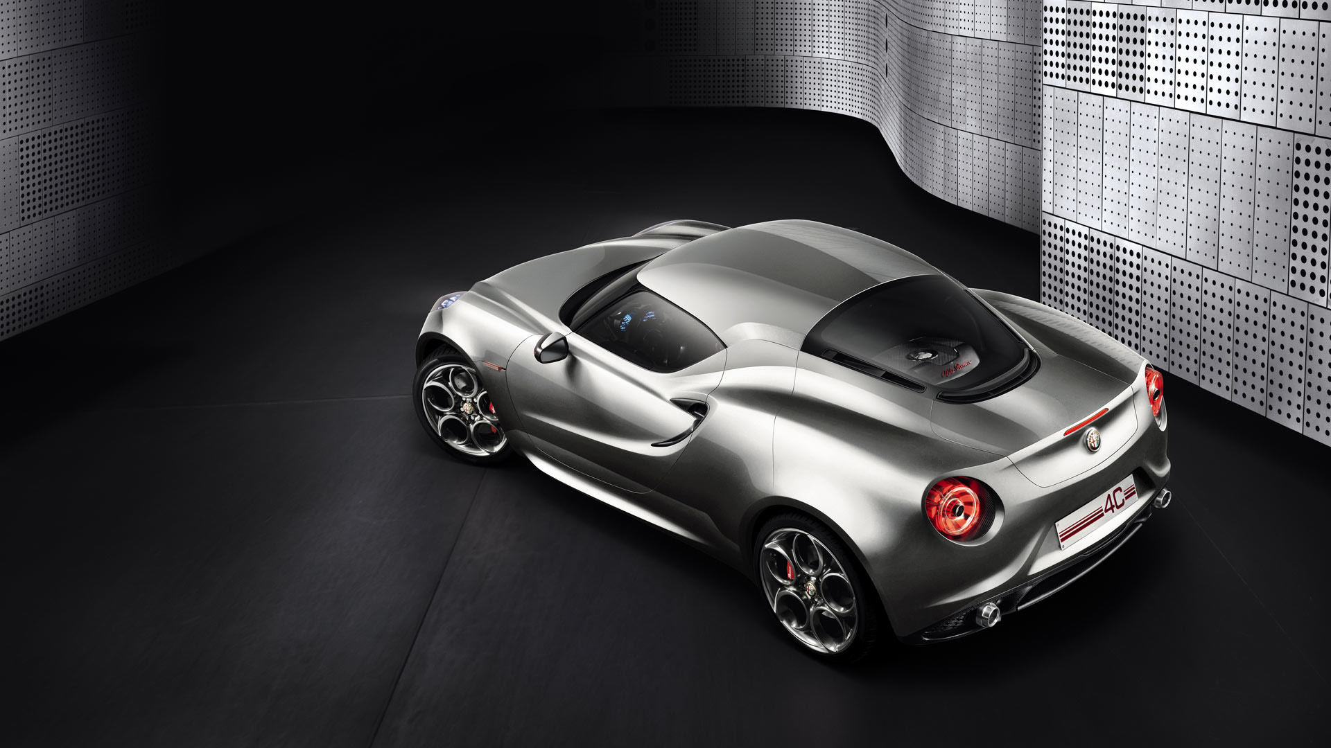 Download mobile wallpaper Car, Concept Car, Alfa Romeo 4C, Vehicles, Silver Car, Coupé for free.