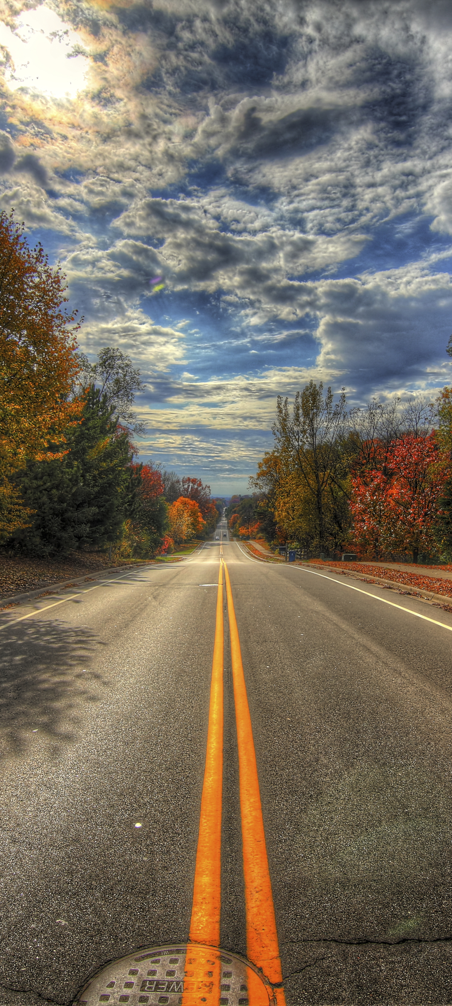 Download mobile wallpaper Road, Hdr, Man Made for free.