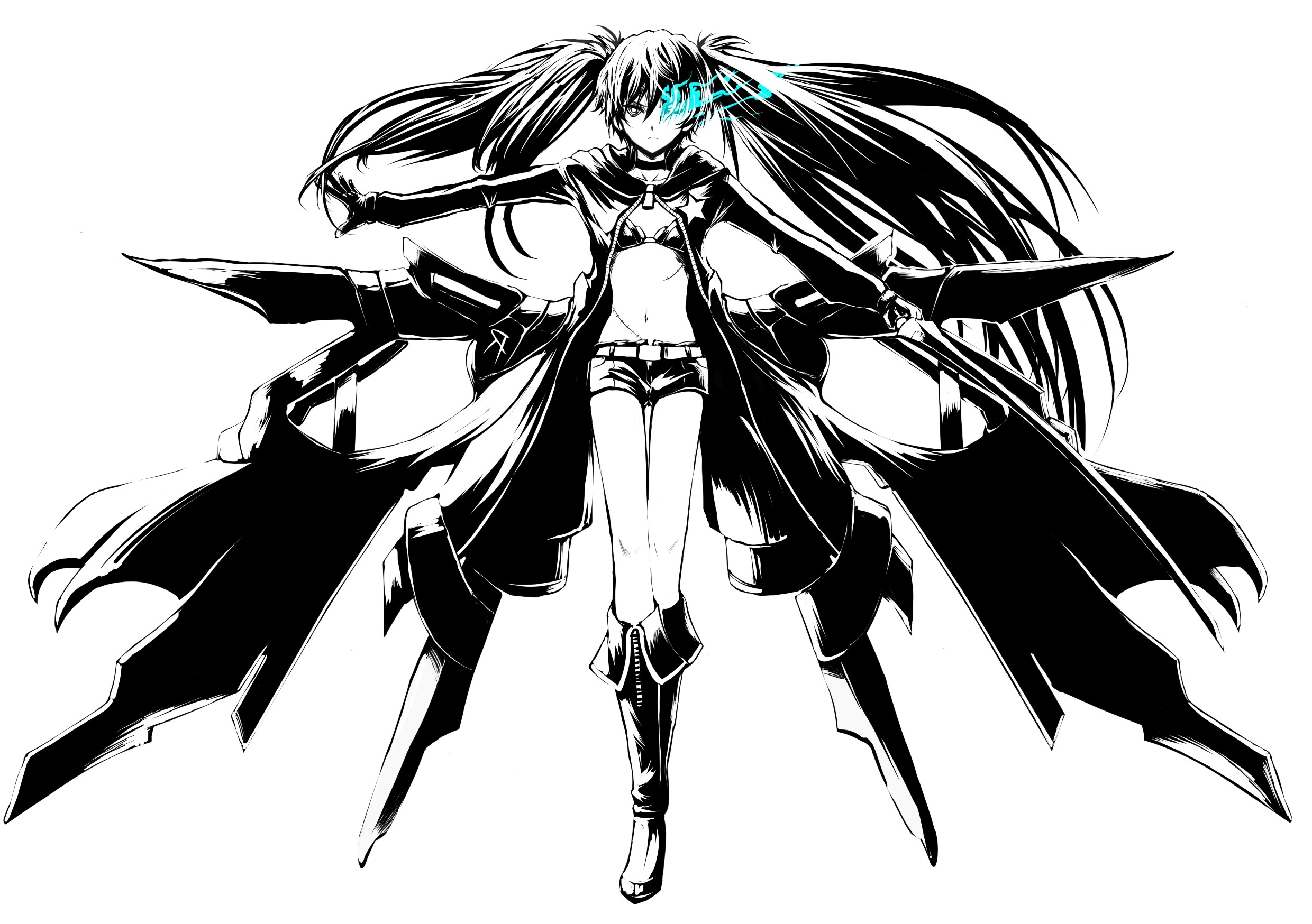 Téléchargez des papiers peints mobile Black Rock Shooter, Animé gratuitement.