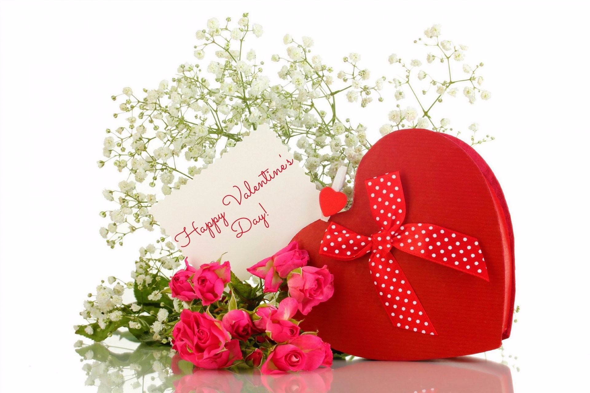 holiday, valentine's day, box, flower, happy valentine's day, heart shaped
