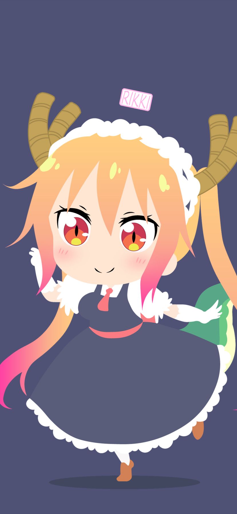 Descarga gratuita de fondo de pantalla para móvil de Animado, Criada, Chibi, Tohru (La Doncella Dragón De La Señorita Kobayashi), Kobayashi San Chi No Maid Dragon.