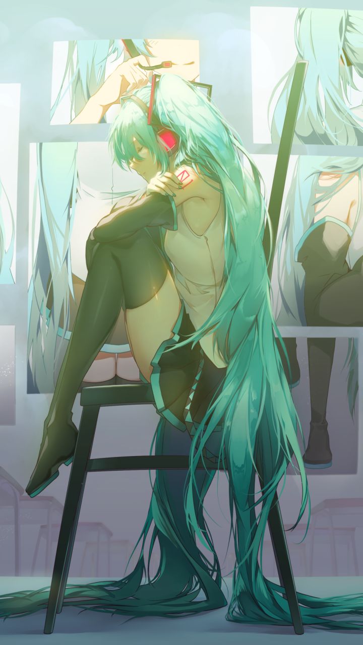 Handy-Wallpaper Vocaloid, Hatsune Miku, Animes kostenlos herunterladen.