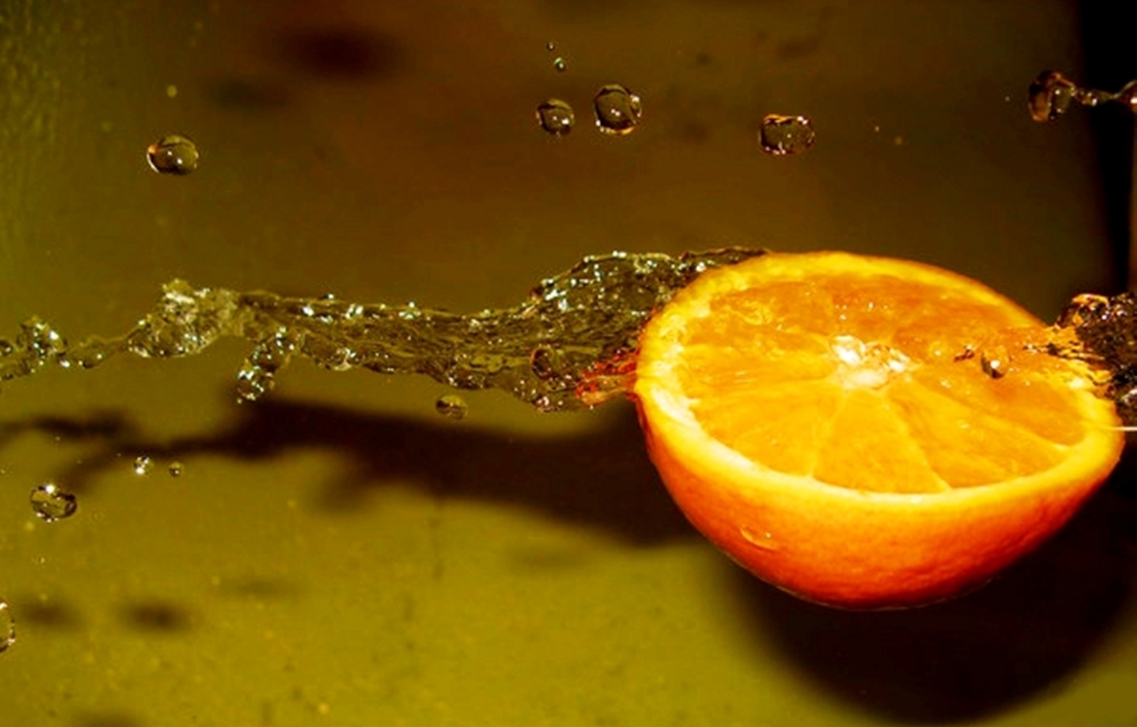 Download mobile wallpaper Food, Drops, Water, Oranges, Fruits for free.