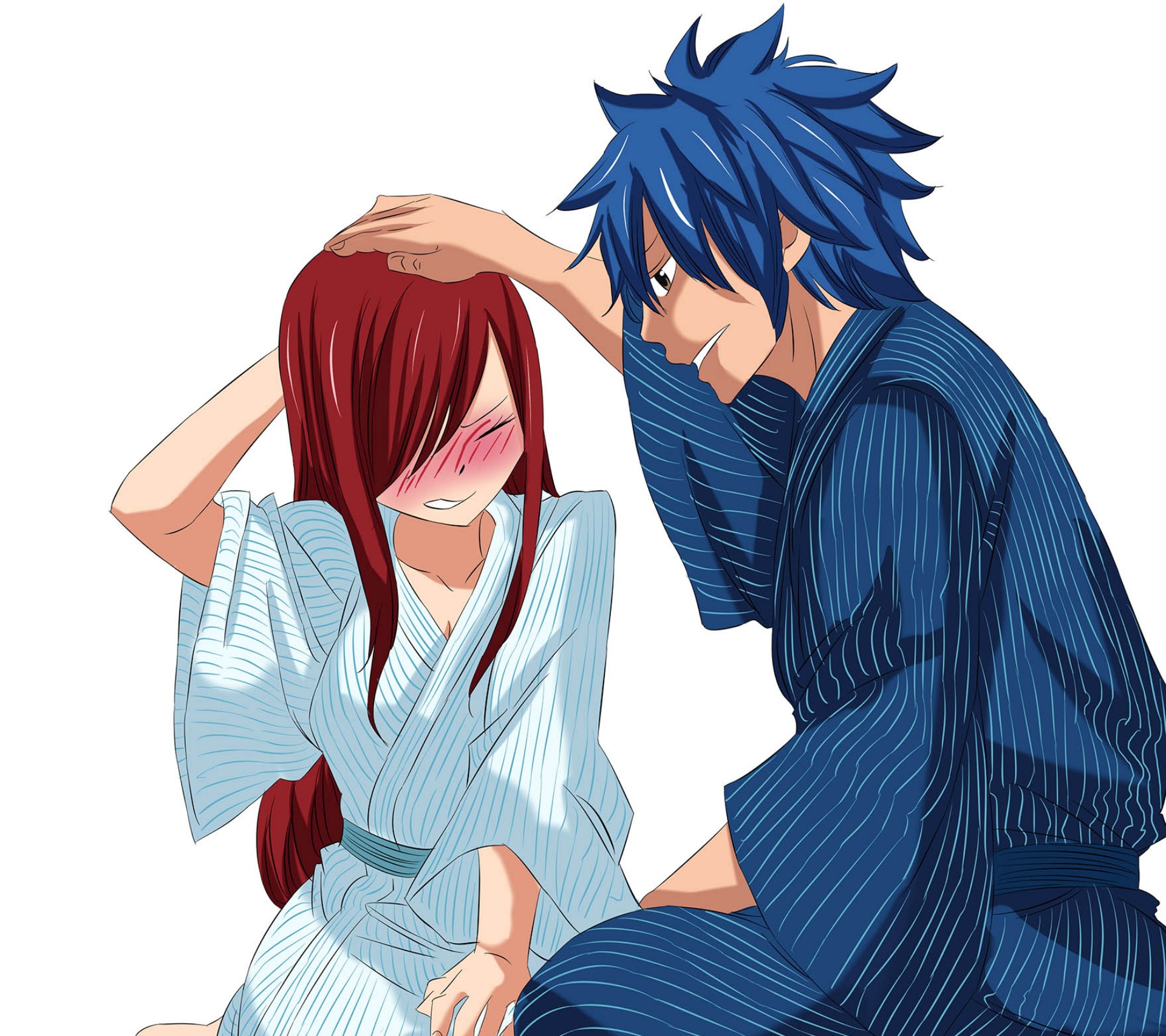 Download mobile wallpaper Anime, Fairy Tail, Erza Scarlet, Jellal Fernandes for free.