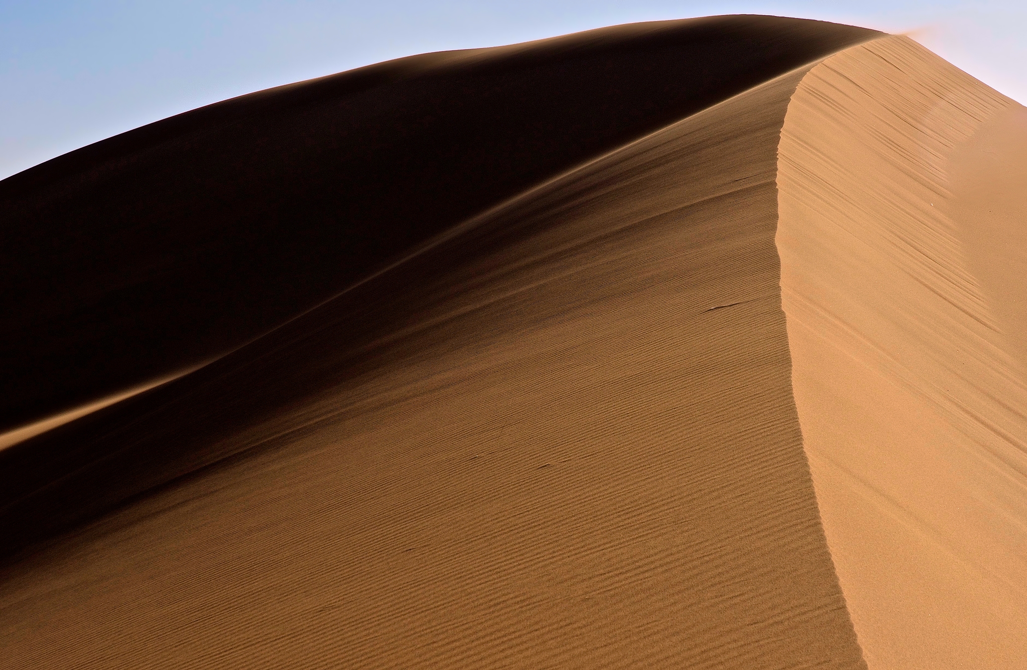 Скачать обои бесплатно Песок, Пустыня, Дюна, Сахара, Африка, Алжир, Земля/природа картинка на рабочий стол ПК