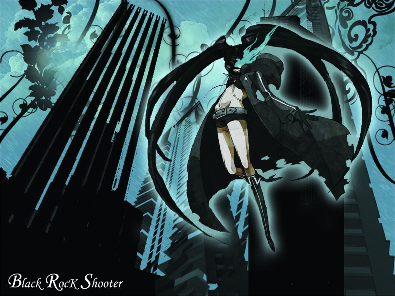 Download mobile wallpaper Anime, Black Rock Shooter for free.