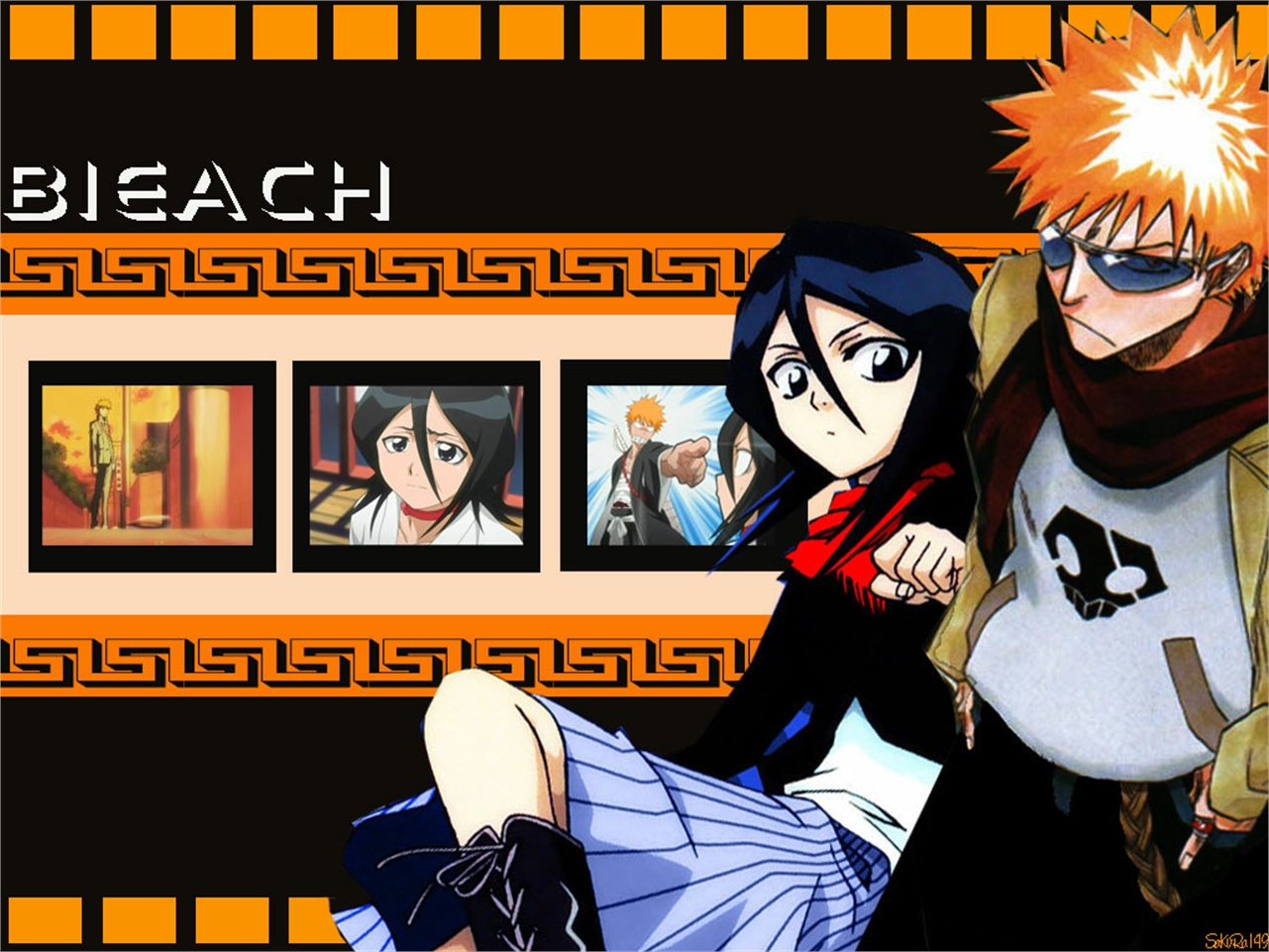 Descarga gratuita de fondo de pantalla para móvil de Animado, Rukia Kuchiki, Bleach: Burîchi, Ichigo Kurosaki.