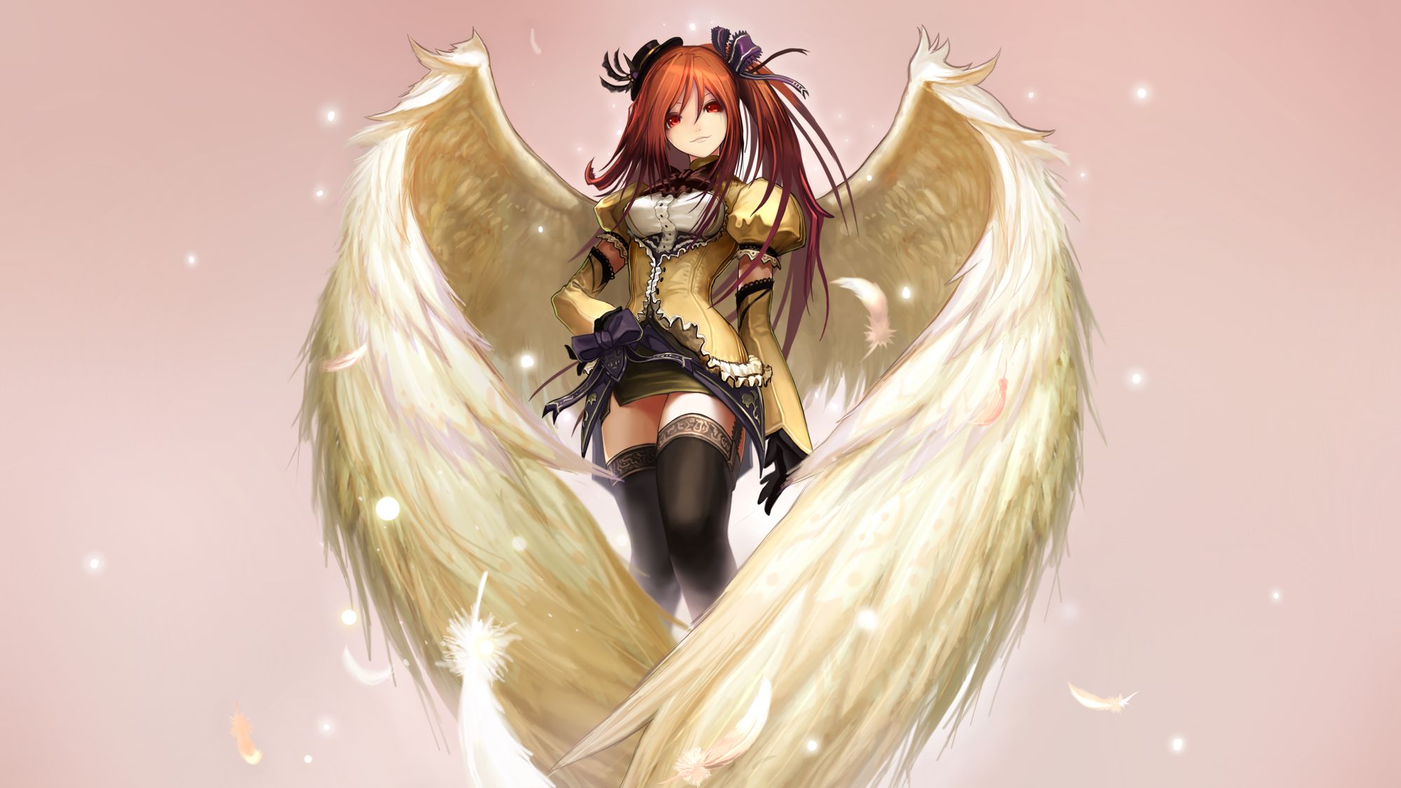 anime, aquarian age, angel, wings