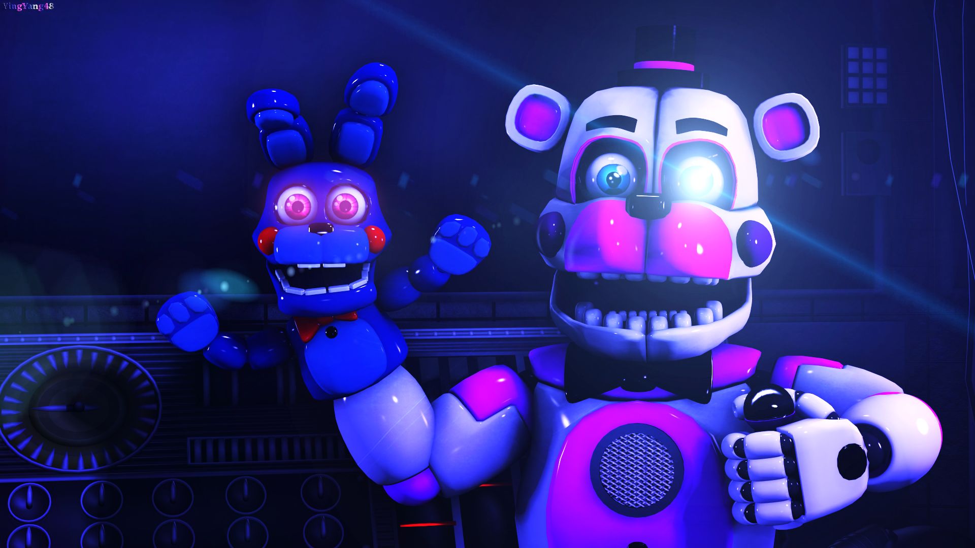 PCデスクトップにテレビゲーム, フレディーズでの5泊, Five Nights At Freddy's: シスター ロケーション画像を無料でダウンロード