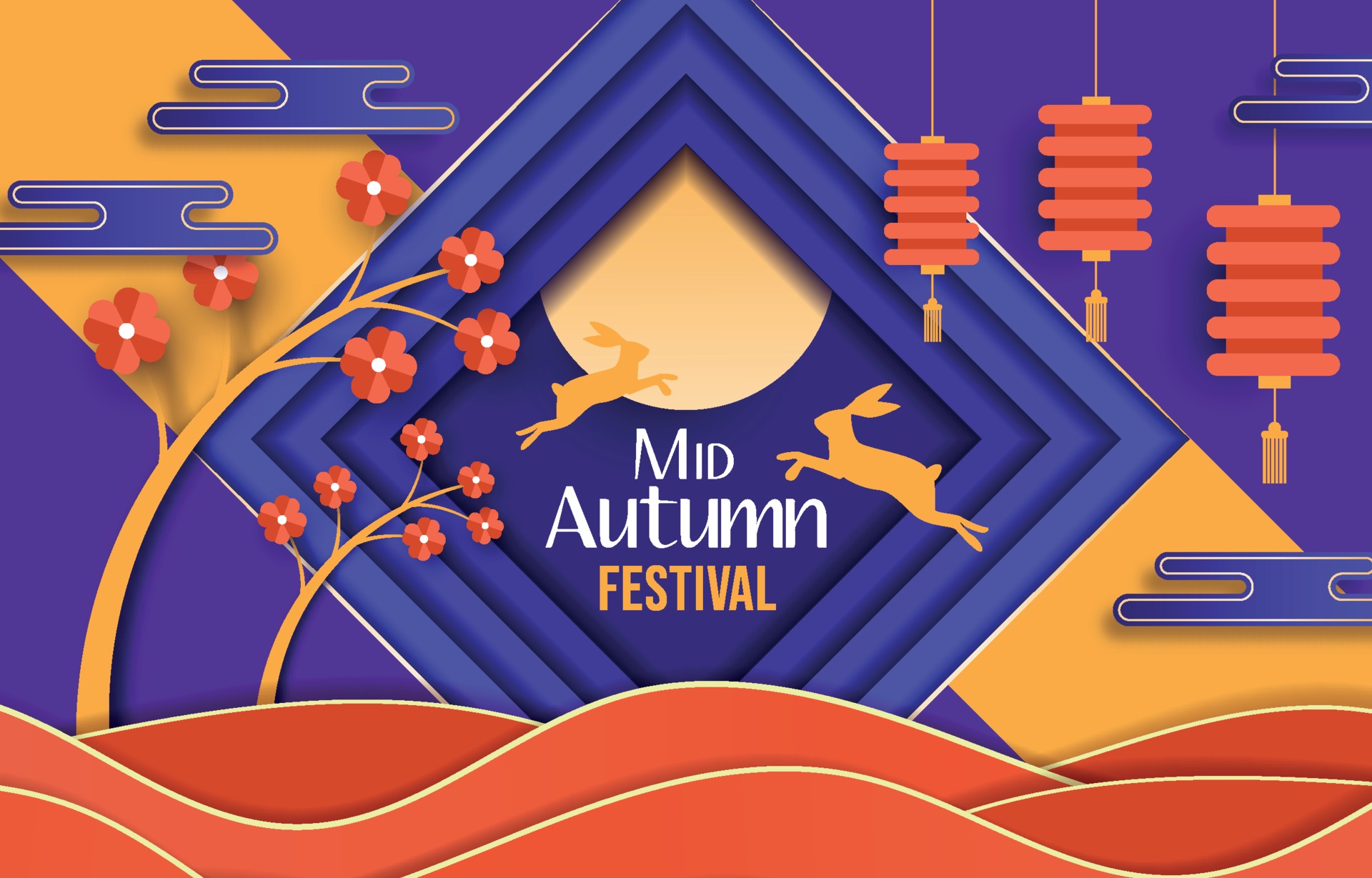 無料モバイル壁紙ホリデー, ムーンフェスティバル, 半ば秋祭りをダウンロードします。