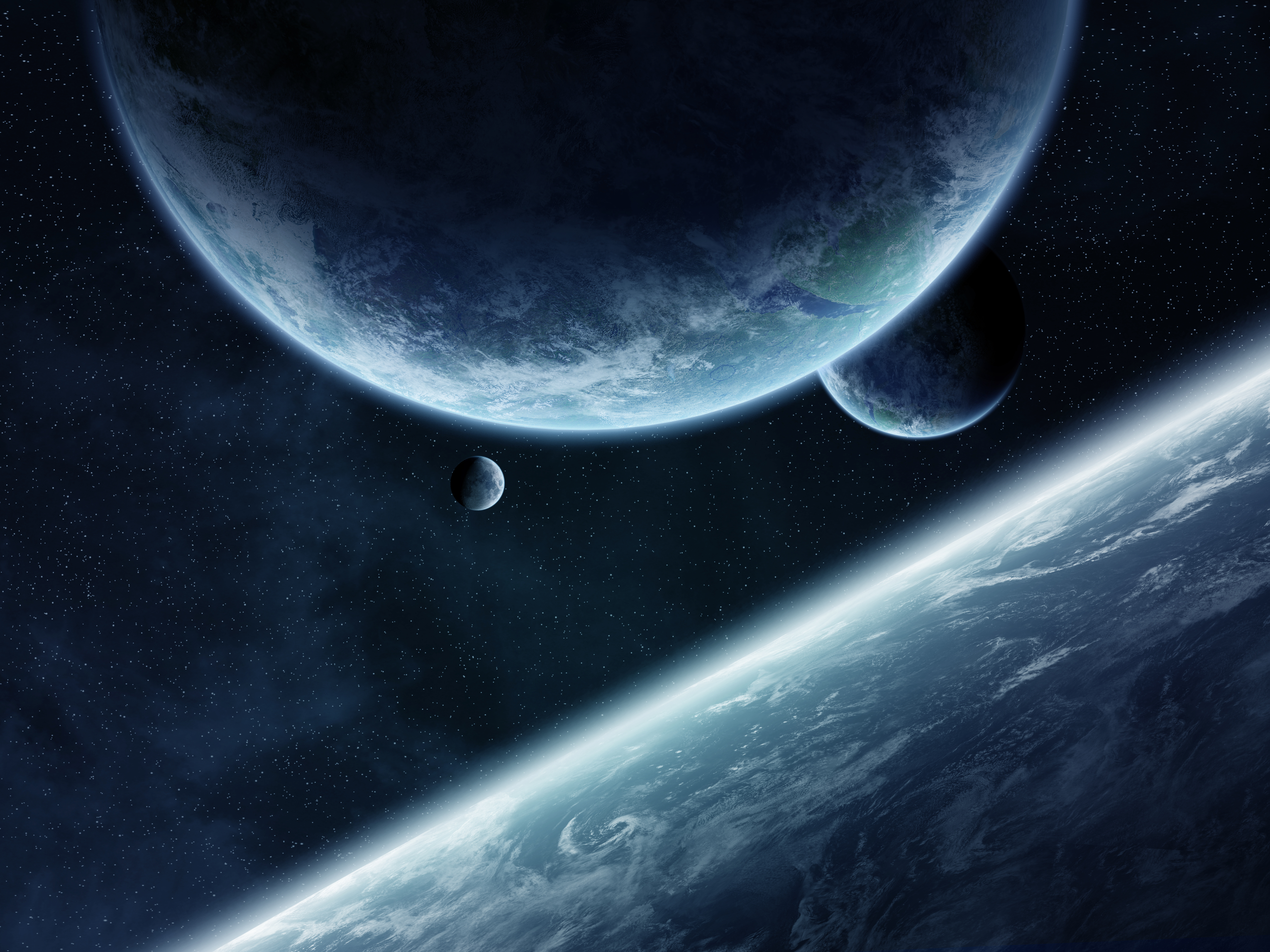 Скачать картинку Планеты, Научная Фантастика в телефон бесплатно.