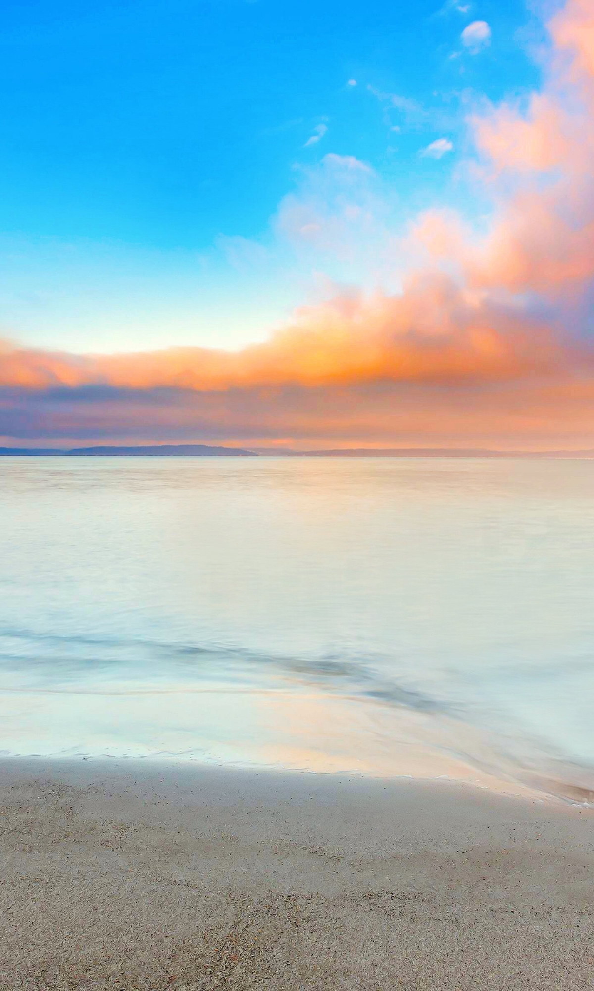 Download mobile wallpaper Sky, Sea, Beach, Horizon, Earth, Cloud, Scenic for free.
