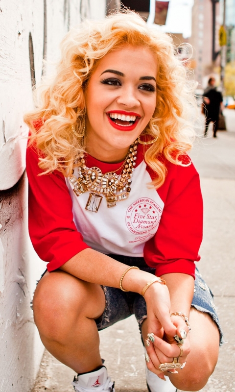Handy-Wallpaper Musik, Rita Ora kostenlos herunterladen.