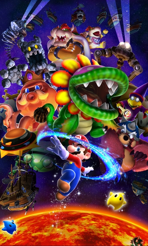 Descarga gratuita de fondo de pantalla para móvil de Mario, Videojuego, Super Mario Galaxy.