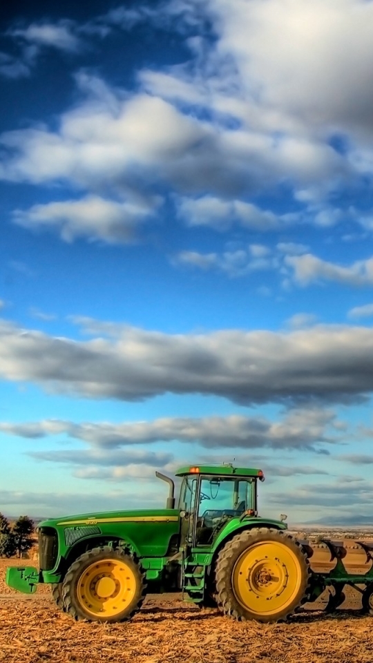 Download mobile wallpaper Landscape, Farm, Tractor, Vehicles for free.