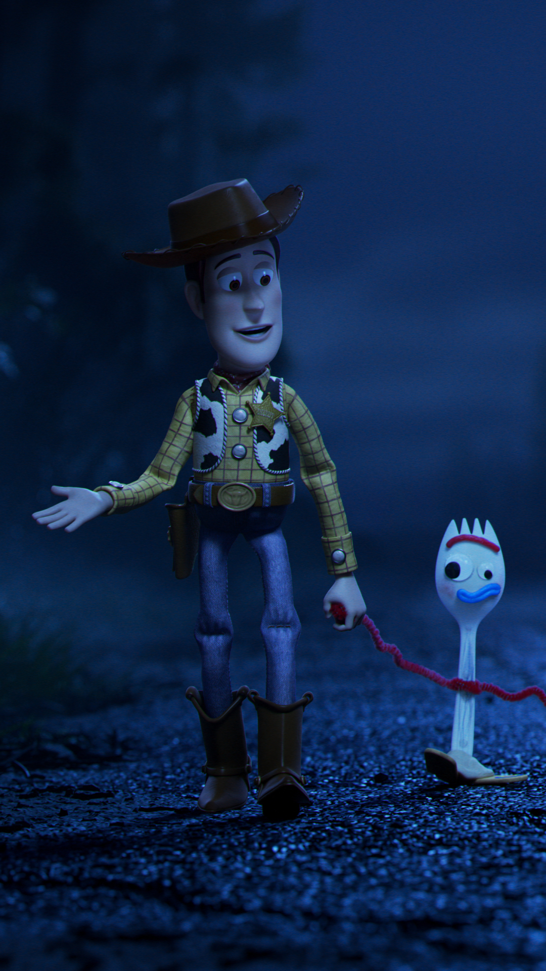 woody (toy story), movie, toy story 4, forky (toy story)