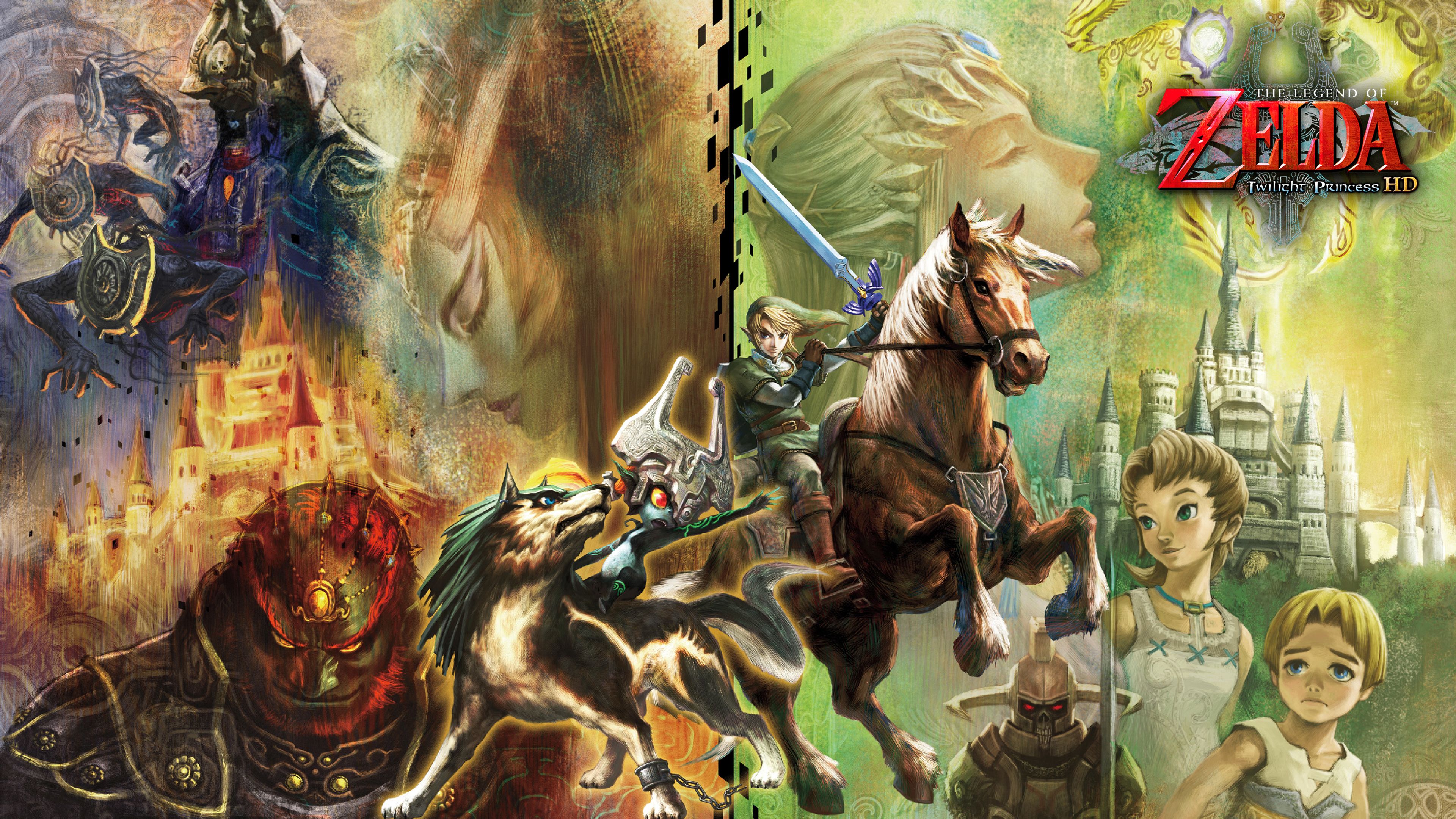 the legend of zelda: twilight princess, ganondorf, video game, link, midna (the legend of zelda), zelda