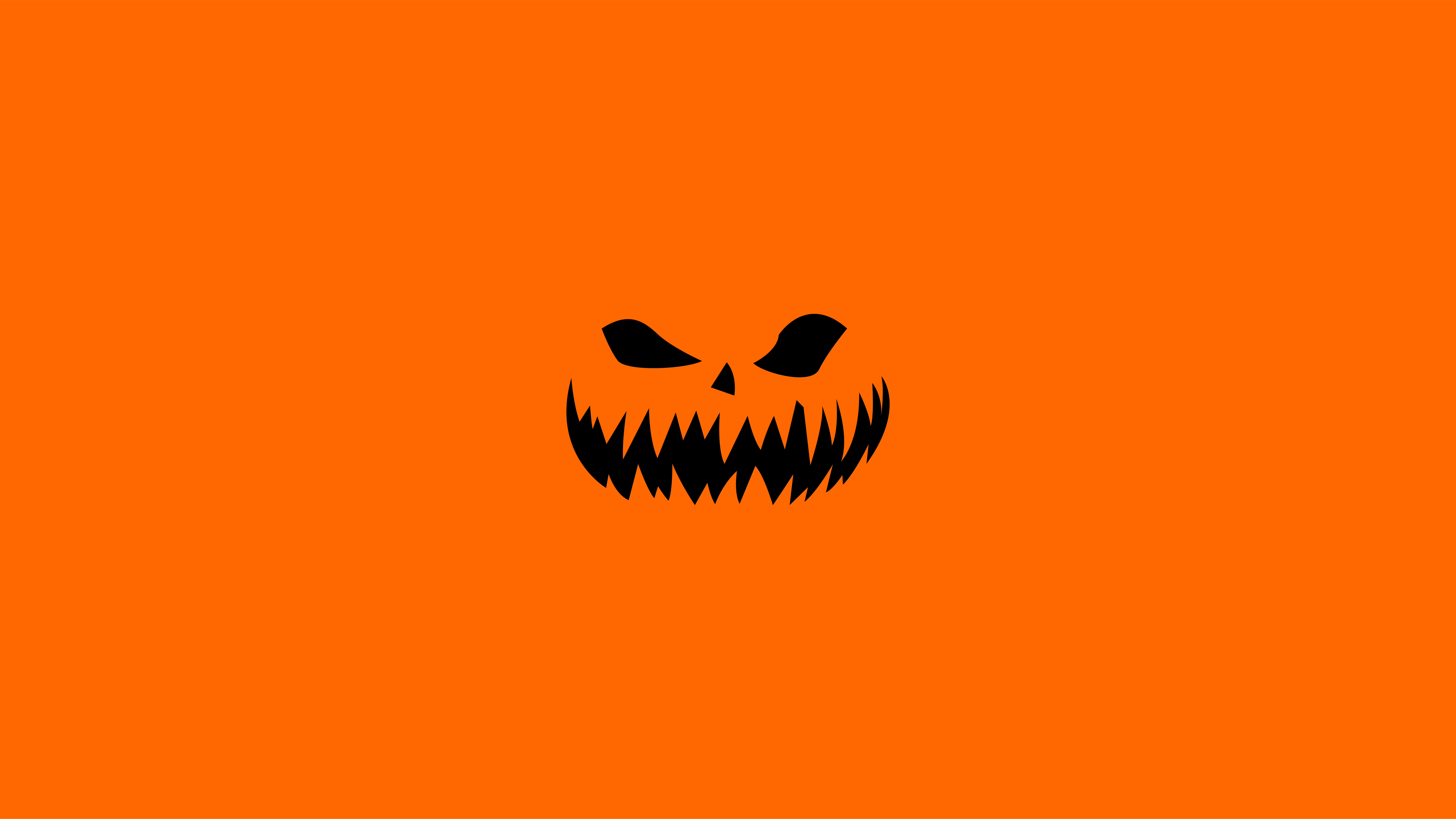 Free download wallpaper Halloween, Holiday, Minimalist, Orange (Color) on your PC desktop