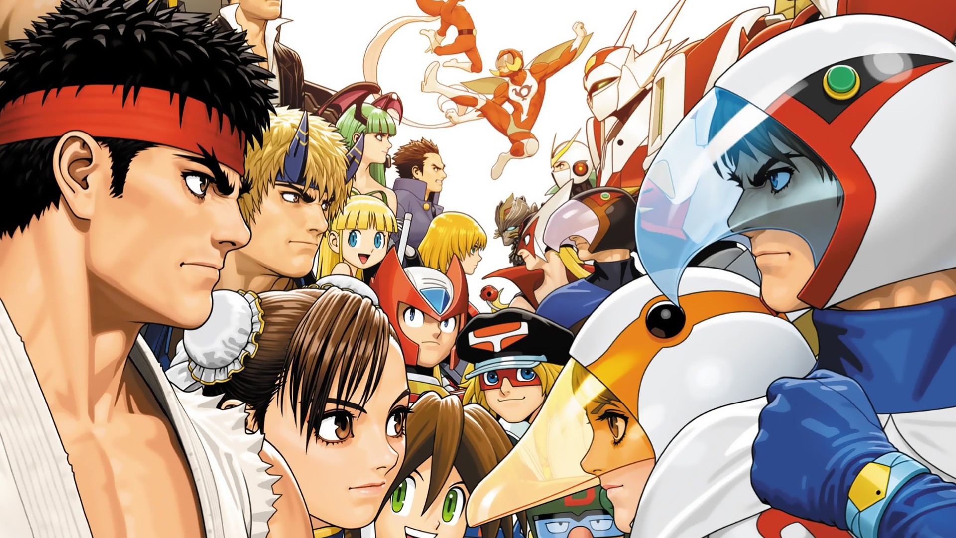 Laden Sie Tatsunoko Vs Capcom: Cross Generation Of Heroes HD-Desktop-Hintergründe herunter